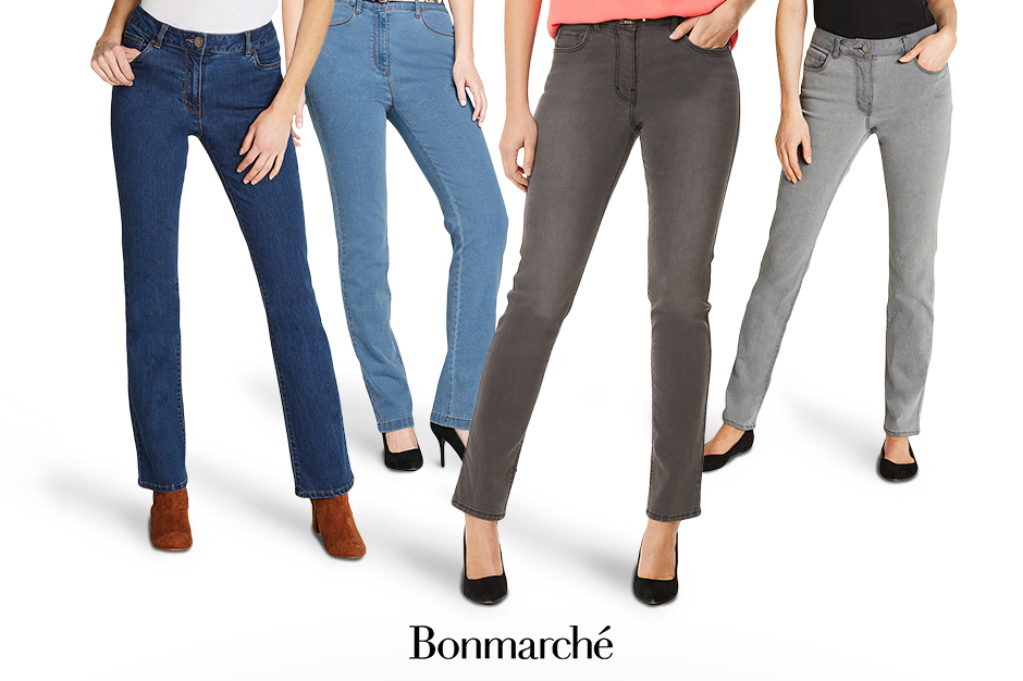 bon marche cropped jeans