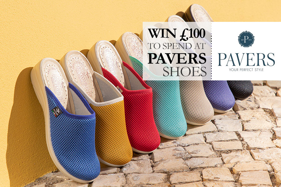 pavers shoes and bags