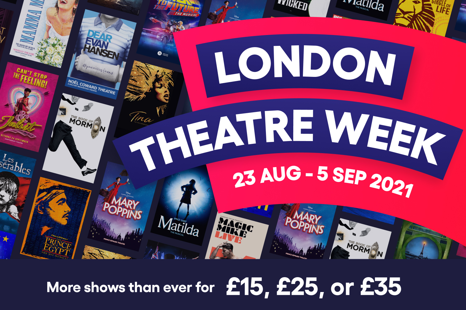 Head back to the theatre with London Theatre Week prices at £15, £25